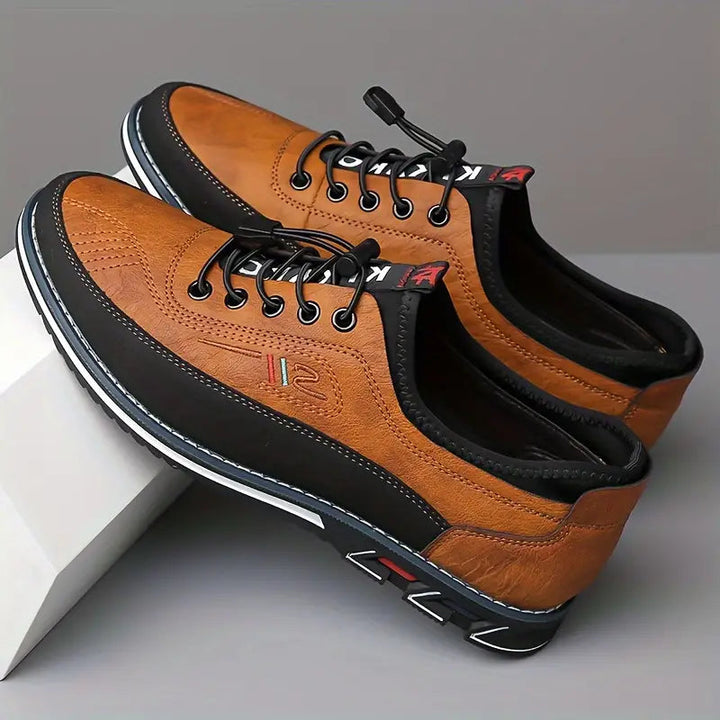 Stylish men's comfort shoes. Durable lace-up everyday footwear for casual, formal, office, & men's fashion.