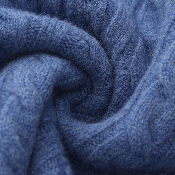 Stylish men's half-zip sweater, suitable for business casual or smart everyday outfits.