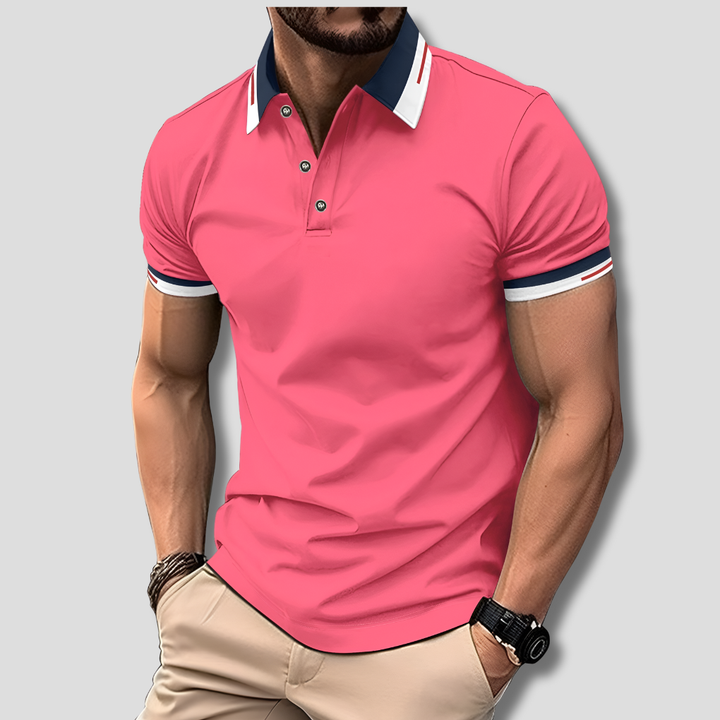 Regular fit men's polo shirt, ideal for stylish casual wear. Premium look, comfortable everyday fashion.
