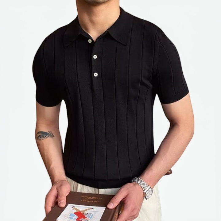 Comfortable men's polo shirt, perfect for smart casual outfits. A classic, versatile menswear top.