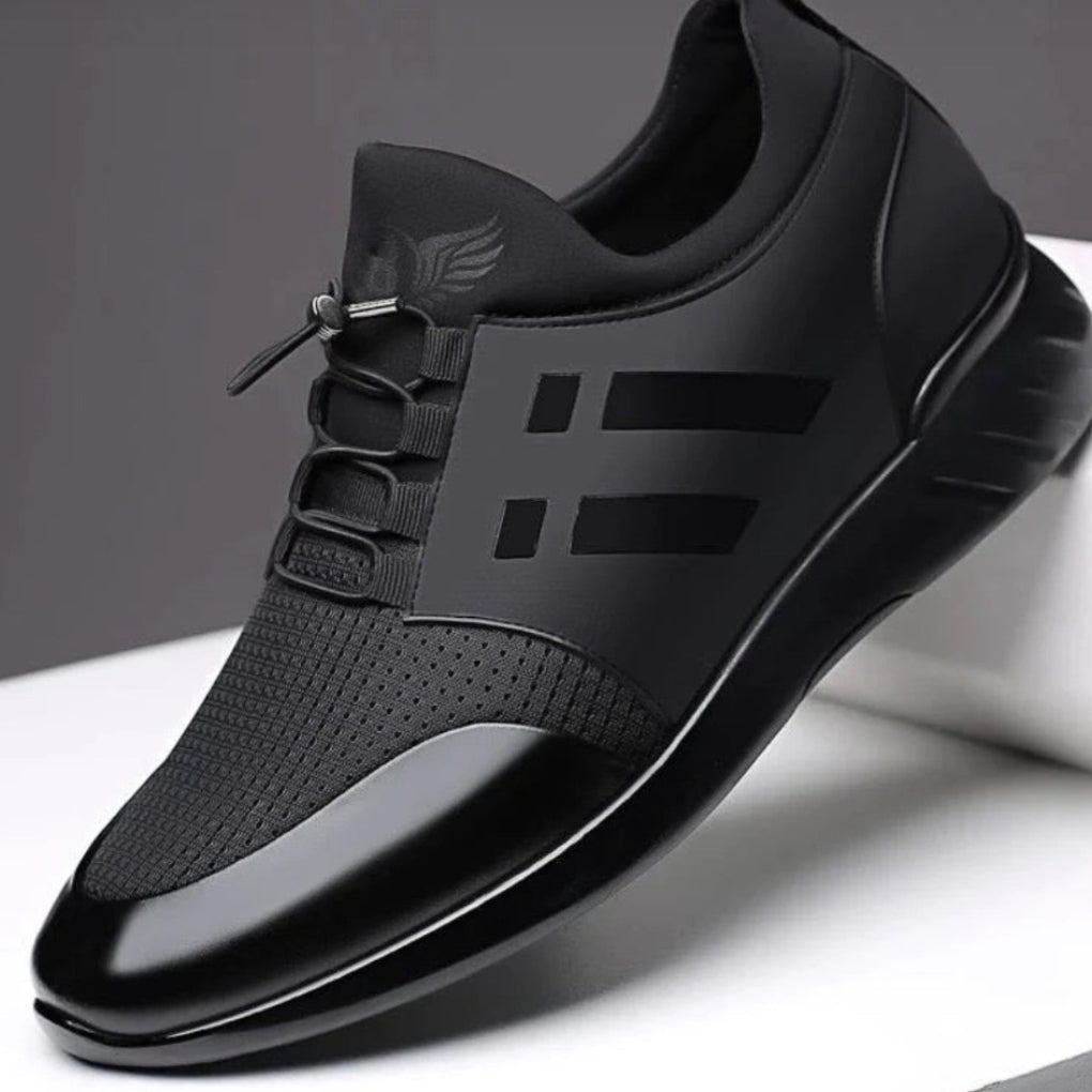 Men's premium slip-on leather shoes offering all-day comfort and support for casual or dress wear.