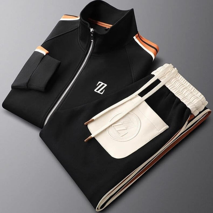 Men's breathable tracksuit set, a stylish and versatile choice for activewear, gym, and casual comfort.
