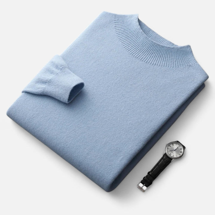 Men's pure wool half-turtleneck: the ultimate cozy and fashionable knit