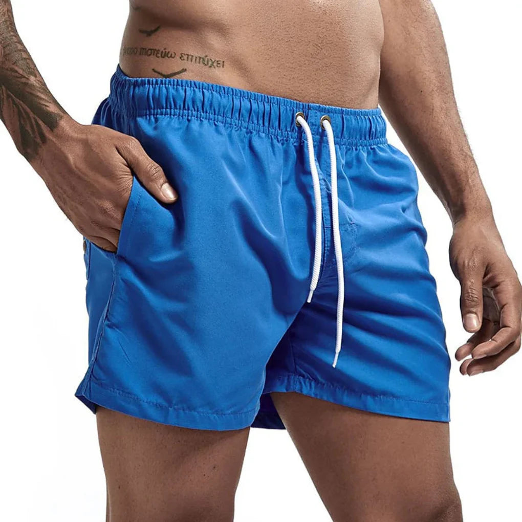 Durable quick-drying men's swimwear, perfect for beach and pool activities.