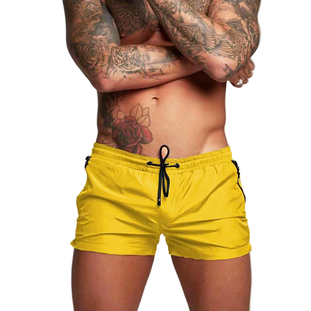Performance men's quick-dry swim shorts, ultimate comfort for beach & pool.