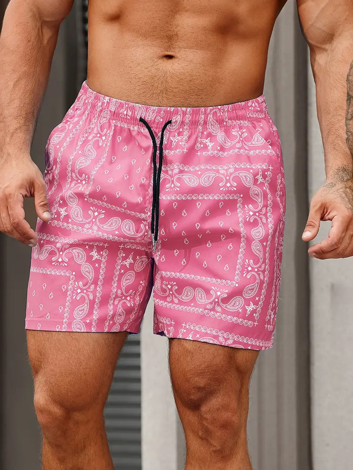 Stylish men's swim trunks, perfect for beach or pool days.