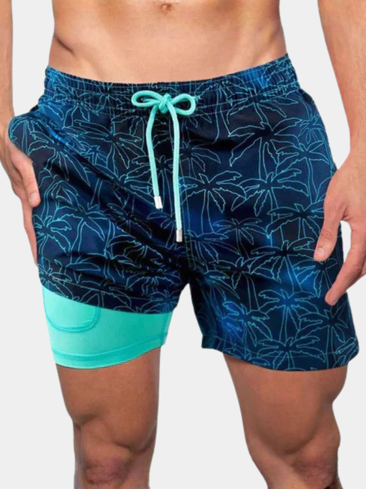 Men's quick-dry swim trunks for effortless summer style, beach shorts ideal for vacation.