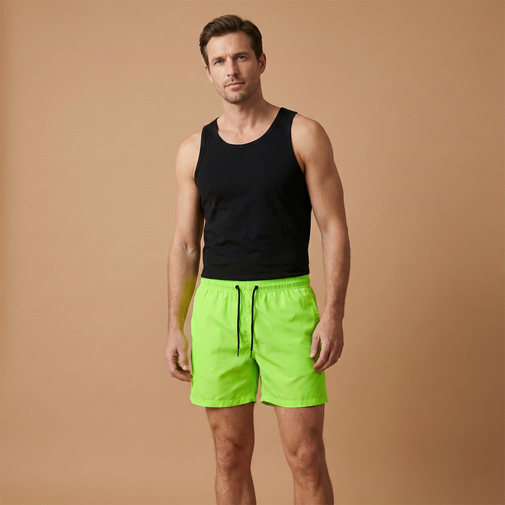 Lightweight men's athletic shorts with adjustable drawstring for ultimate summer comfort.