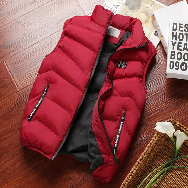 Men's transitional wear: a versatile quilted gilet for cool days