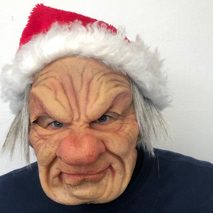 Men's latex mask, perfect for a memorable costume party
