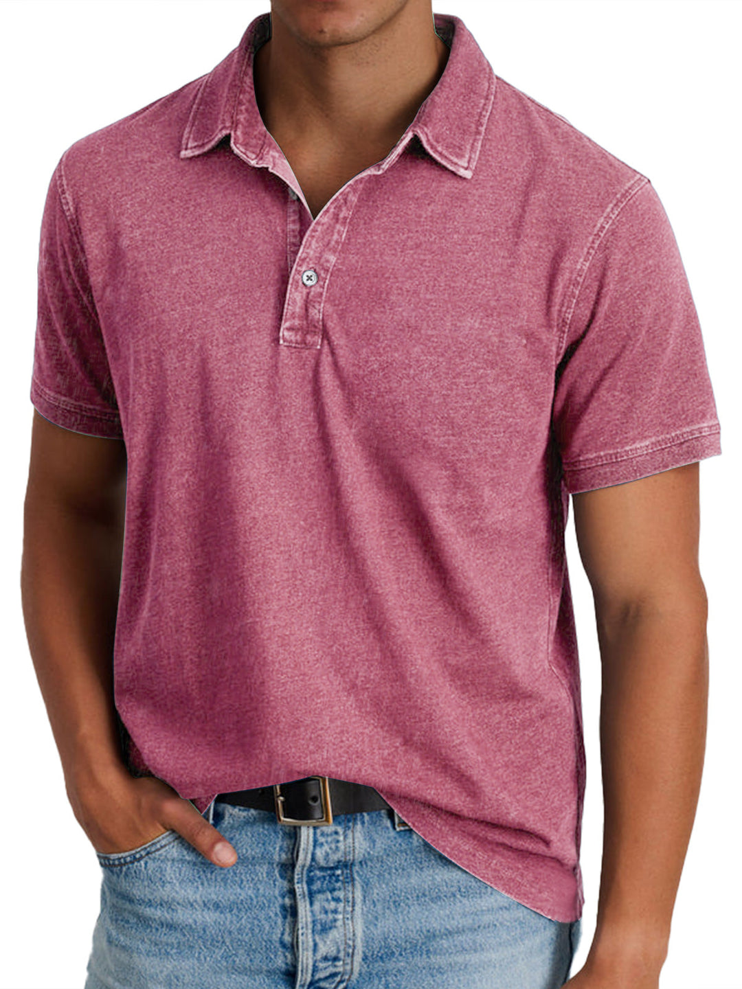 Refined Heritage men's polo for effortless style. A classic short sleeve casual top for versatile everyday fashion.