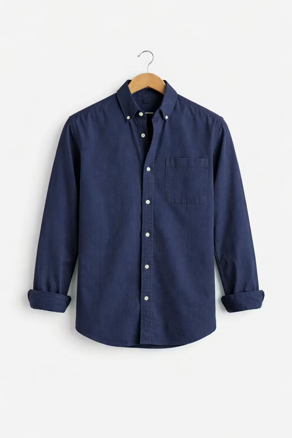 Durable men's relaxed fit long sleeve button-front shirt, great for everyday versatile style.