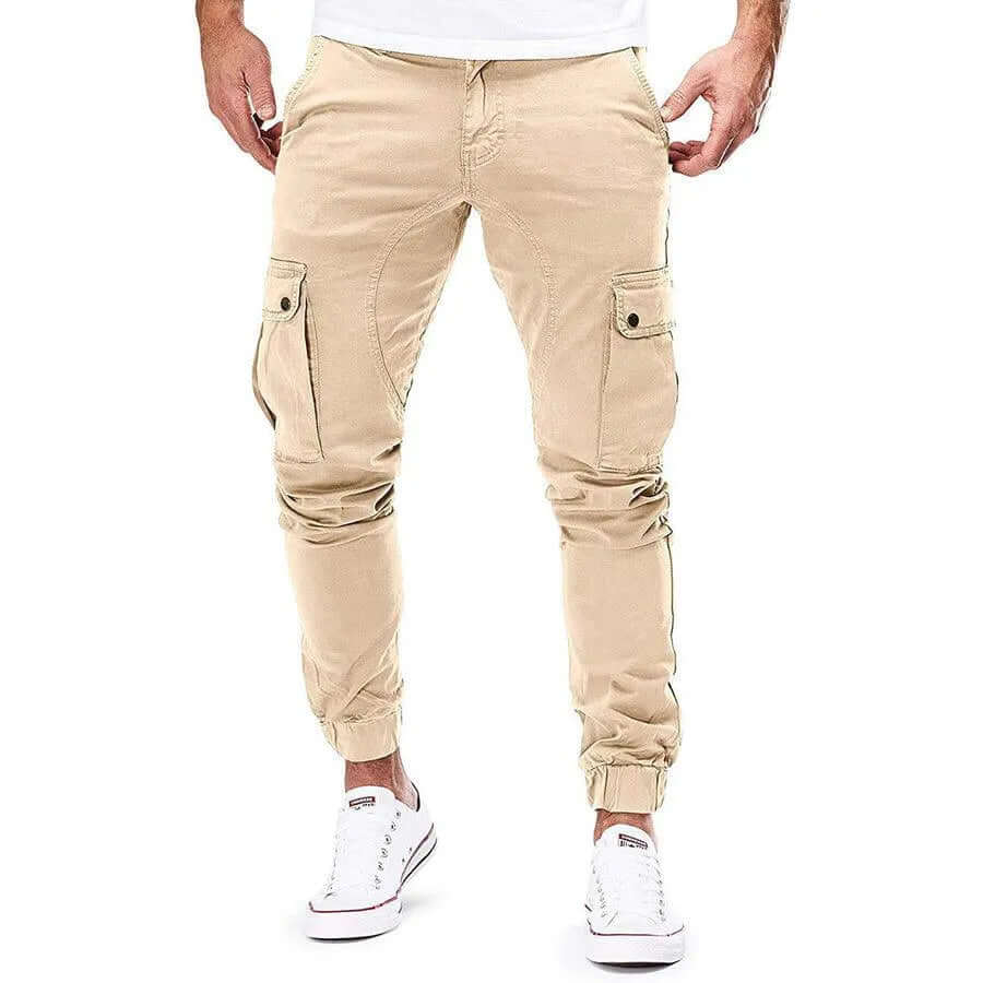 Men's cargo joggers in a relaxed fit, offering ultimate comfort and versatile casual wear options.
