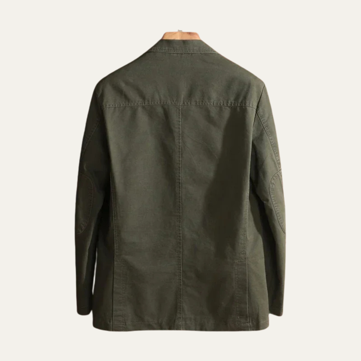 Chic men's relaxed fit casual blazer, elevating weekend wear & business casual ensembles.