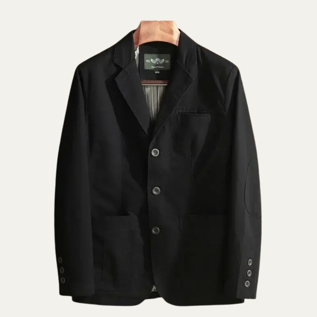 Perfect men's relaxed fit casual blazer for versatile smart casual, business casual, or weekend fashion.