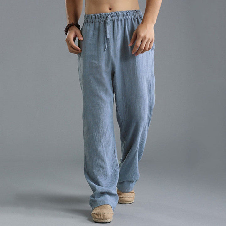 Multi-color men's relaxed fit casual pants for everyday comfort & versatile styling.