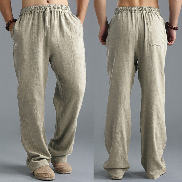 Relaxed fit men's casual trousers, offering everyday comfort & versatile style.