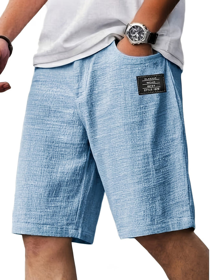 Men's comfort shorts, relaxed fit for casual wear. Durable everyday shorts, ideal for warm summer days.
