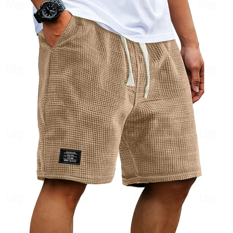 Comfortable & breathable men's relaxed fit shorts, ideal for versatile summer everyday wear.