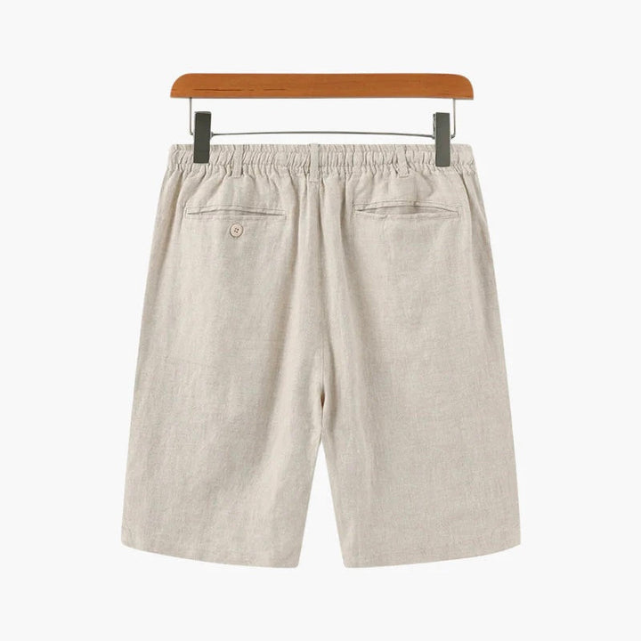 Casual men's summer shorts: relaxed fit drawstring chino shorts, perfect for beachwear & daily comfort.