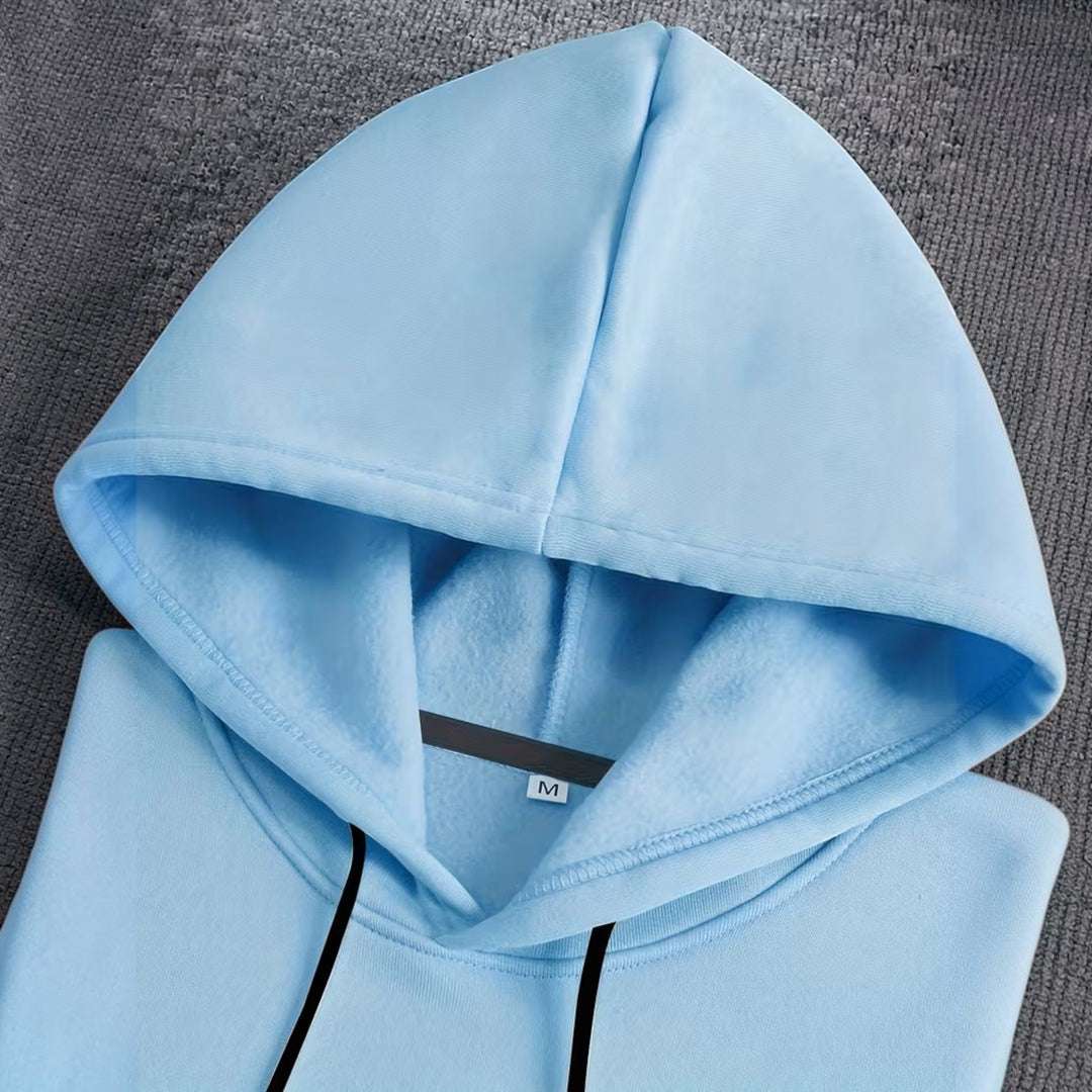 Men's grey comfort hoodie, a versatile and relaxed fit option for everyday casual style.
