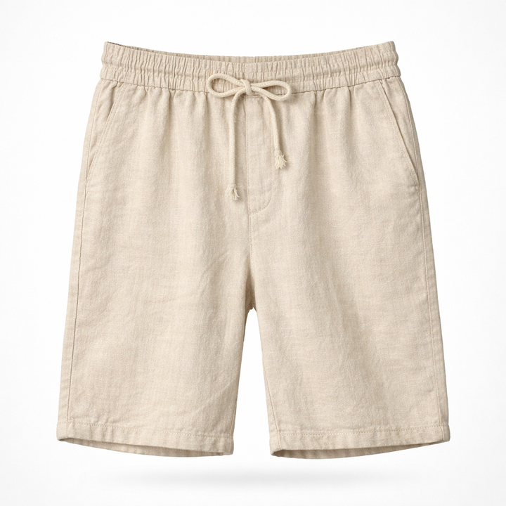 Stylish men's lightweight relaxed fit summer shorts with comfortable drawstring waist. Perfect for warm days.