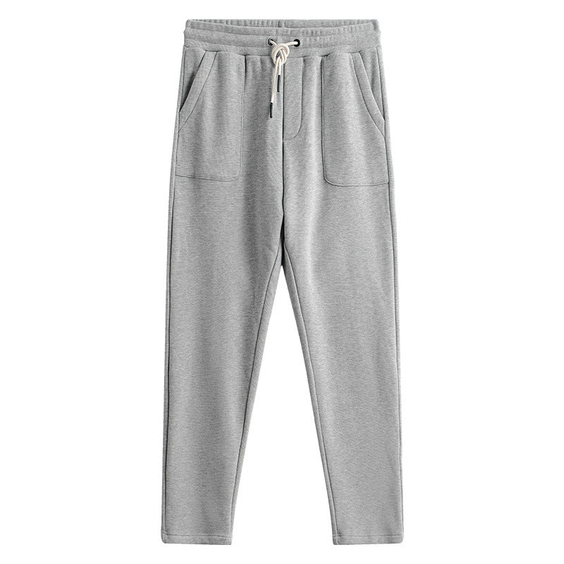 Comfortable men's relaxed fit joggers, ideal for everyday casual wear. These straight leg activewear pants are versatile.