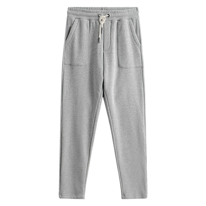 Comfortable men's relaxed fit joggers, ideal for everyday casual wear. These straight leg activewear pants are versatile.