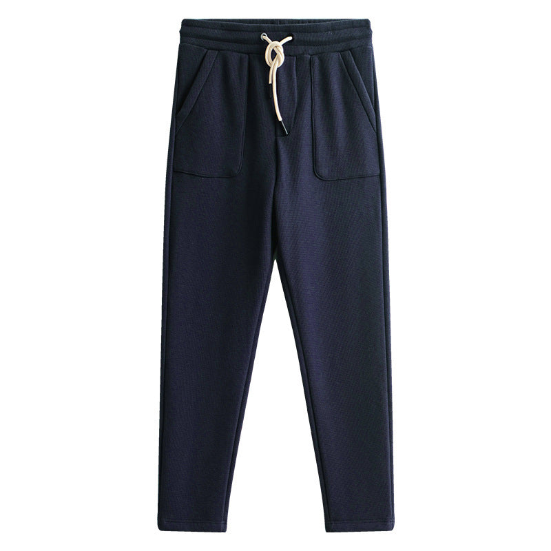 Men's relaxed fit joggers, offering ultimate comfort and versatile style. Features a straight leg and adjustable drawstring.