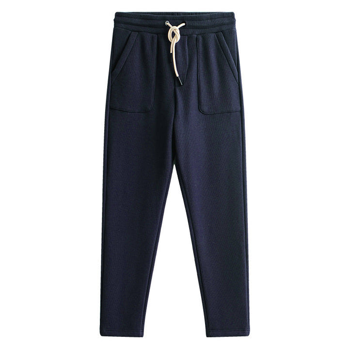 Men's relaxed fit joggers, offering ultimate comfort and versatile style. Features a straight leg and adjustable drawstring.