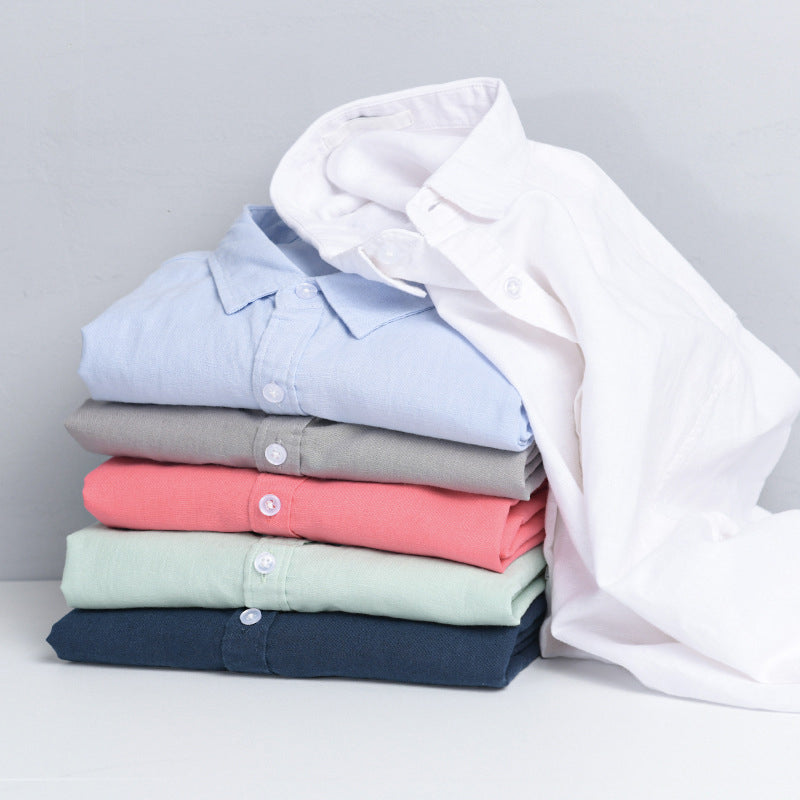 Everyday men's relaxed fit casual shirt, long sleeve, button-down, comfort and style combined.