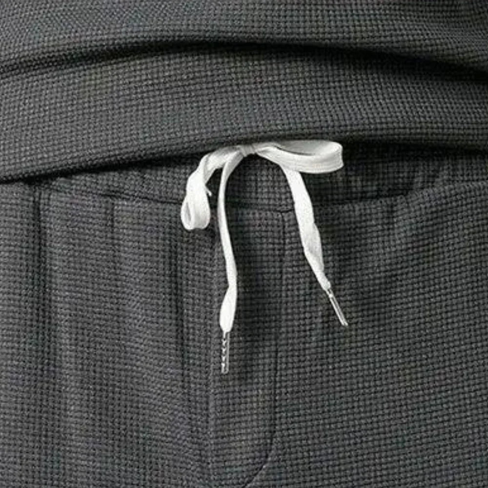 Versatile men's relaxed fit tracksuit set. Perfect as loungewear, activewear, or a casual outfit.