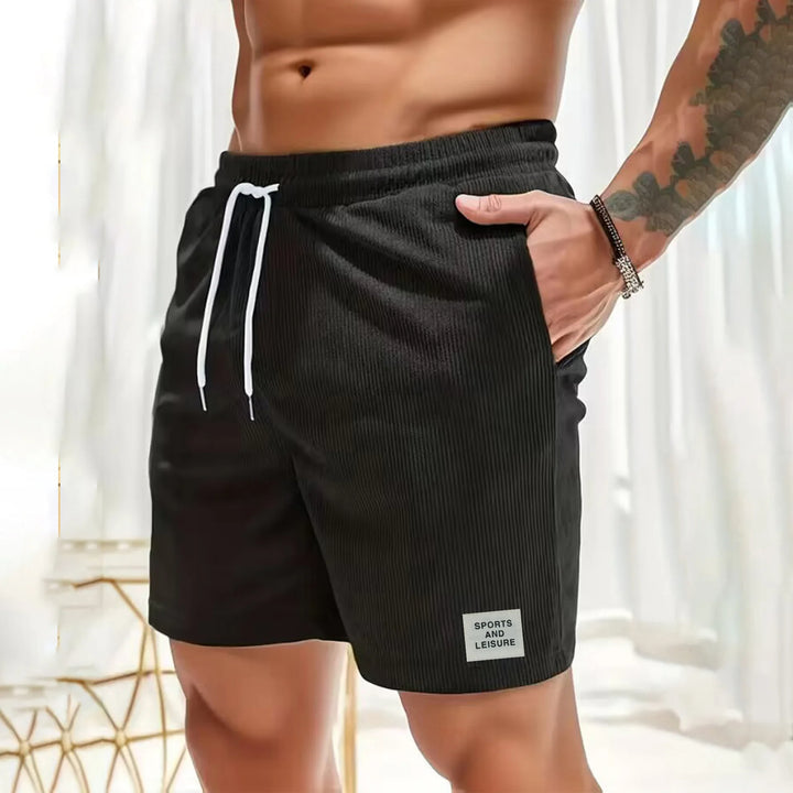 Men's fashion shorts featuring a relaxed fit and adjustable waist, versatile for casual outings or vacation.