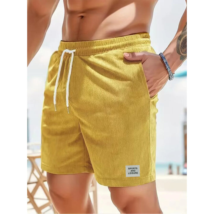 Summer drawstring shorts for men, offering a relaxed fit and ultimate comfort for casual and warm weather activities.