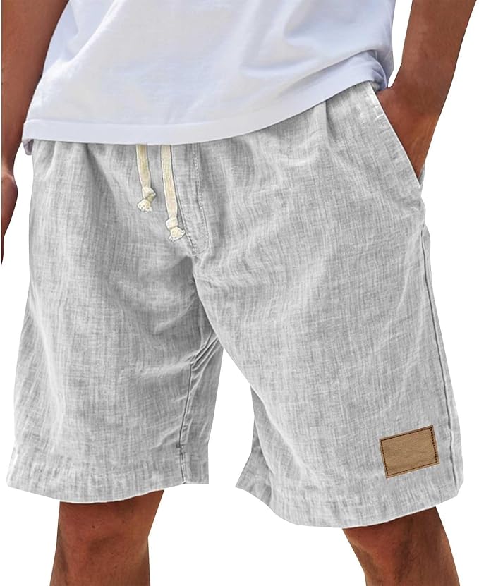 Stylish men's relaxed fit shorts, perfect for summer fashion, leisure, and casual wear.