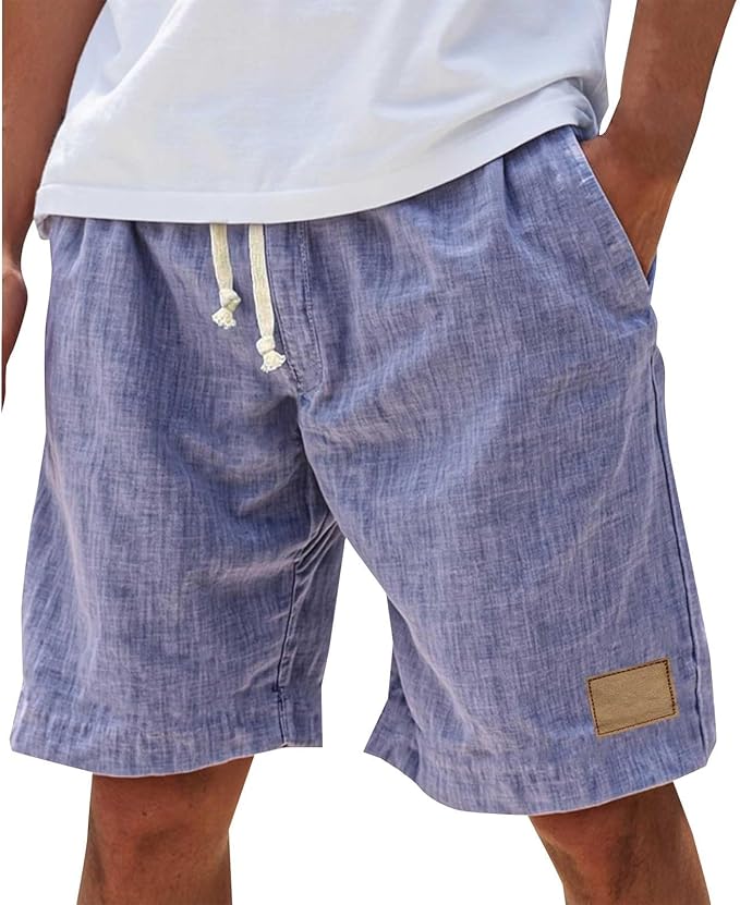 Lightweight, breathable men's summer shorts, designed for hot weather comfort and relaxation.
