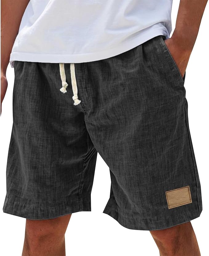 Classic men's relaxed fit summer shorts, breathable and comfortable for any casual occasion.