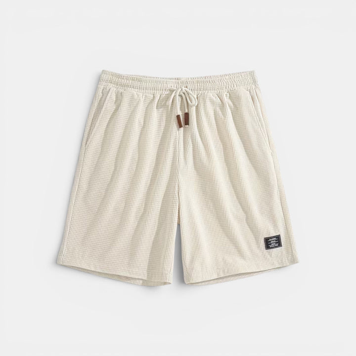 Summer-ready men's shorts, relaxed fit with elastic waist for ultimate comfort in warm weather.