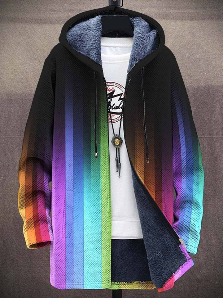 Stylish colorblock men's sleeveless jacket, bringing retro vintage flair to any outfit.
