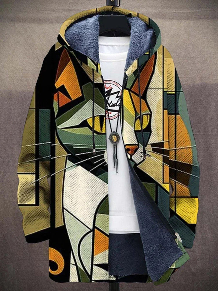 Men's vintage style colorblock vest, perfect for layering in spring and fall.