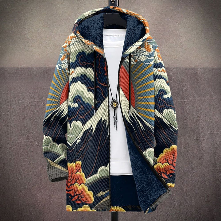Men's apparel: retro colorblock vest for stylish layering, casual streetwear look.