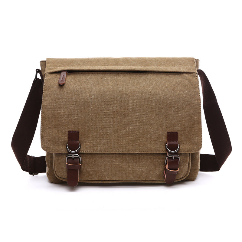 Men's Rugged Canvas Shoulder Bag - Daily Carry Companion
