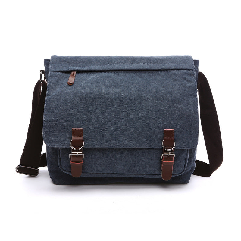 Men's Rugged Canvas Shoulder Bag - Daily Carry Companion