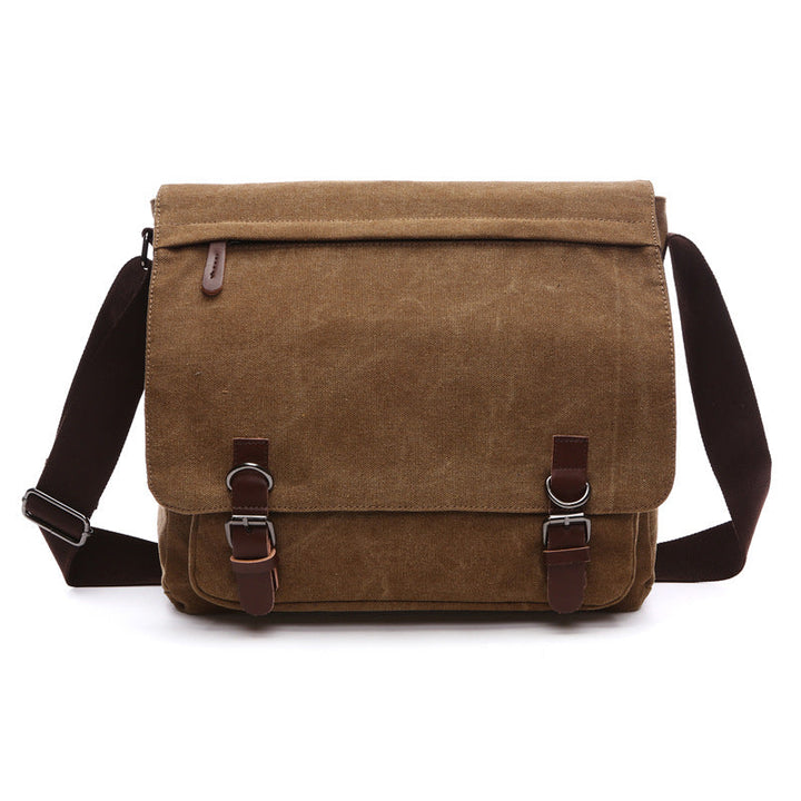 Men's Rugged Canvas Shoulder Bag - Daily Carry Companion