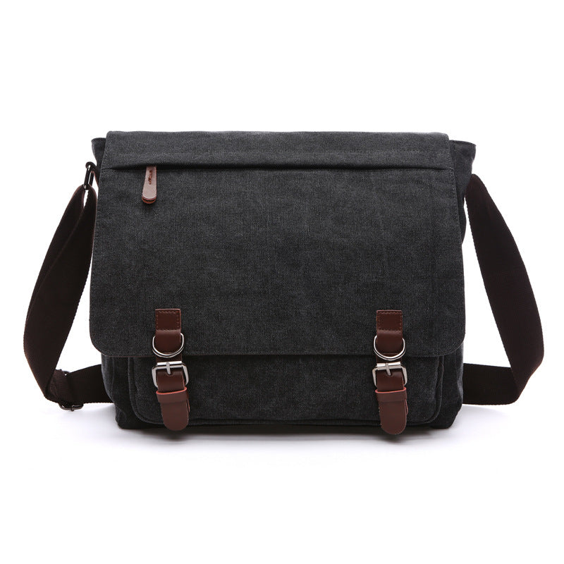 Men's Rugged Canvas Shoulder Bag - Daily Carry Companion