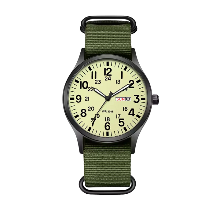 Durable men's tactical watch, perfect for outdoor adventures and everyday wear.