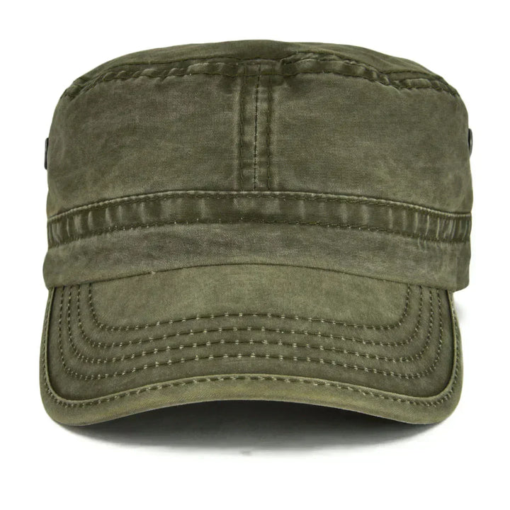 Rugged grey men's vintage baseball cap, ideal for outdoor activities & a casual, everyday accessory.