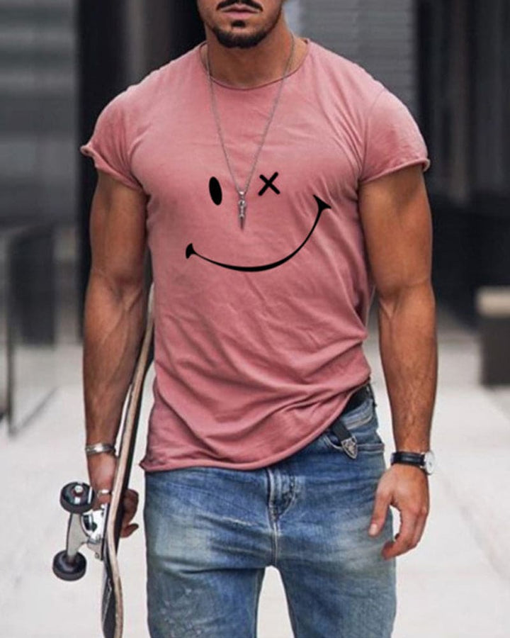 Everyday essential: a soft, short sleeve crew neck t-shirt for men.