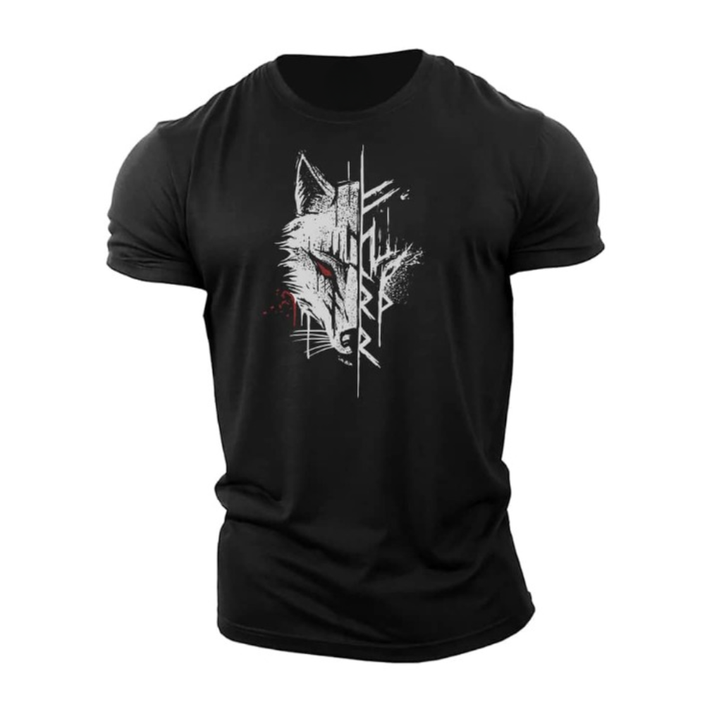 Men's short sleeve graphic print t-shirt with an eye-catching design, perfect for casual summer wear & street style.