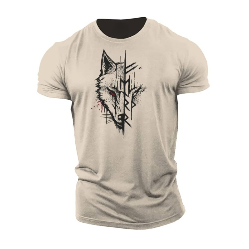 Eye-catching men's graphic print tee. This comfortable short sleeve t-shirt is a must-have for summer casual wear.